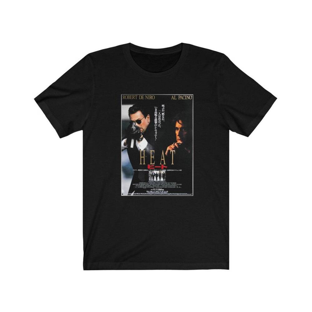 HEAT Shirt - Unisex Short Sleeve Tee, Heist Film 1995 Black